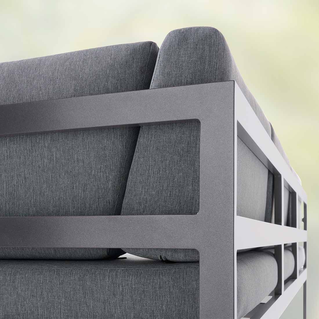 Sieger Adelaide Ecklounge Aluminium/Sunproof