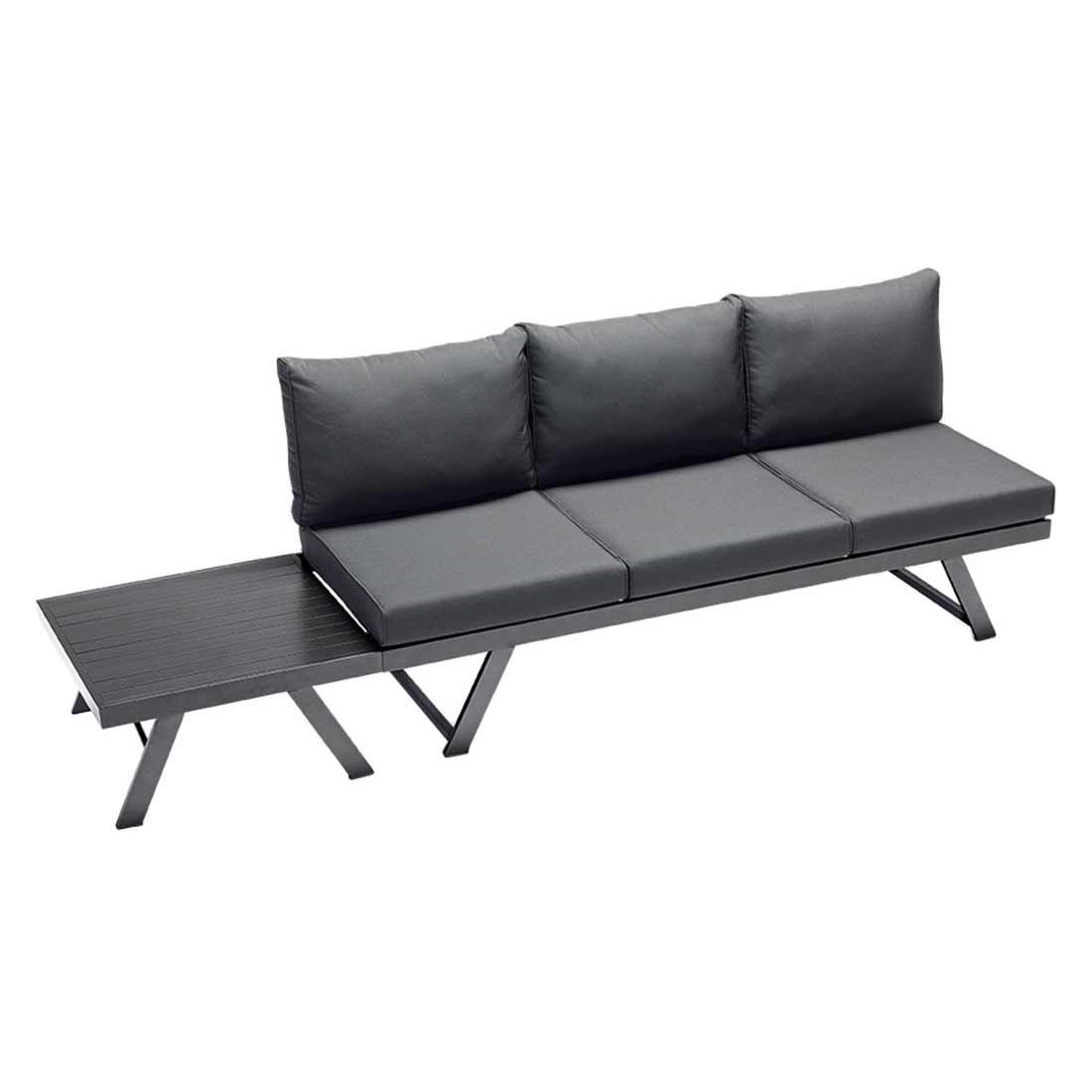 Sieger Auckland Gartensofa 2-tlg. Aluminium/Sunproof
