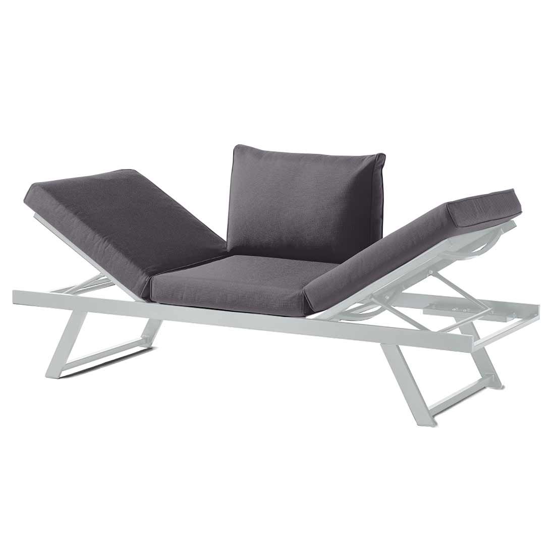 Sieger Auckland Gartensofa Aluminium/Sunproof