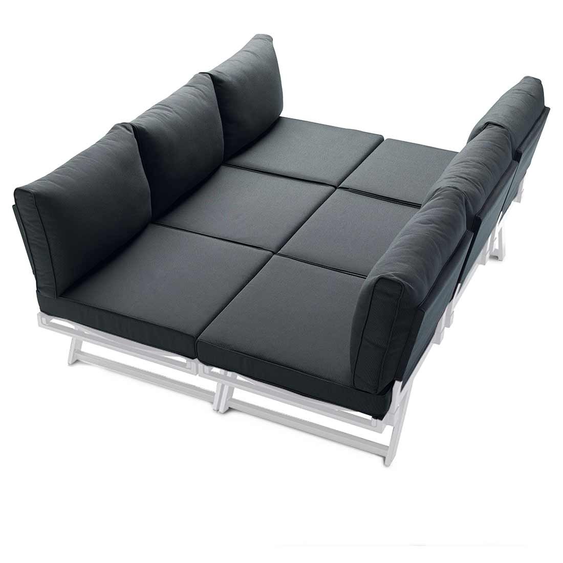 Sieger Auckland Gartensofa Aluminium/Sunproof