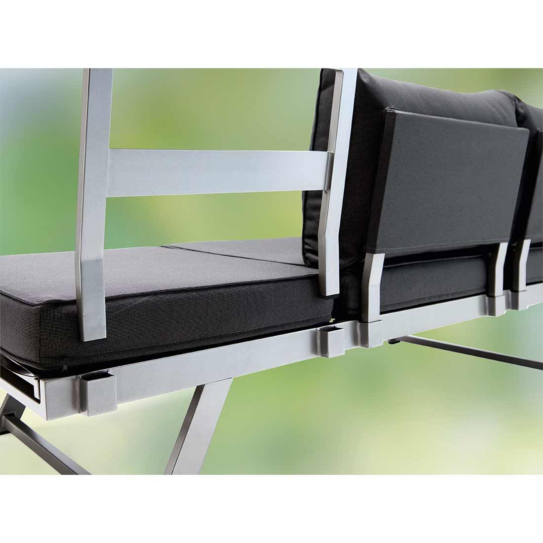 Sieger Auckland Gartensofa Aluminium/Sunproof