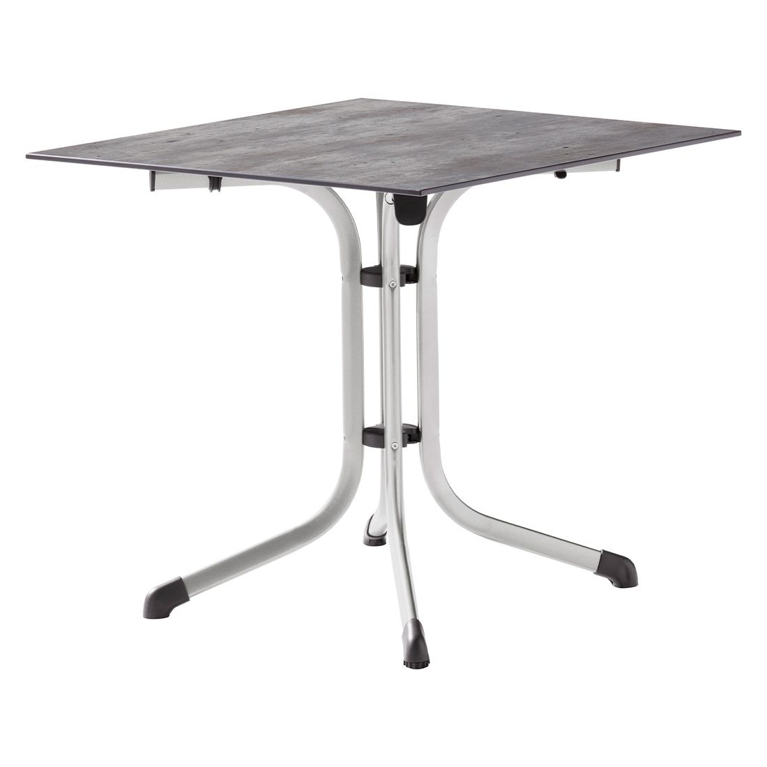 Sieger Boulevard Klapptisch 80x80cm Stahl/Polytec