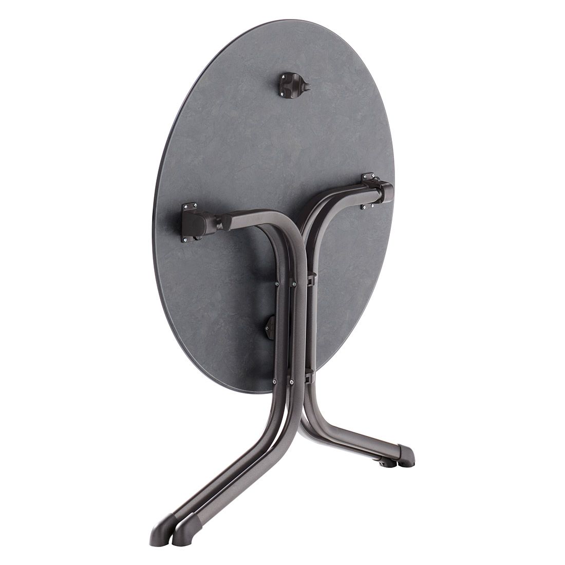 Sieger Boulevard Klapptisch Ø85cm Stahl/Polytec