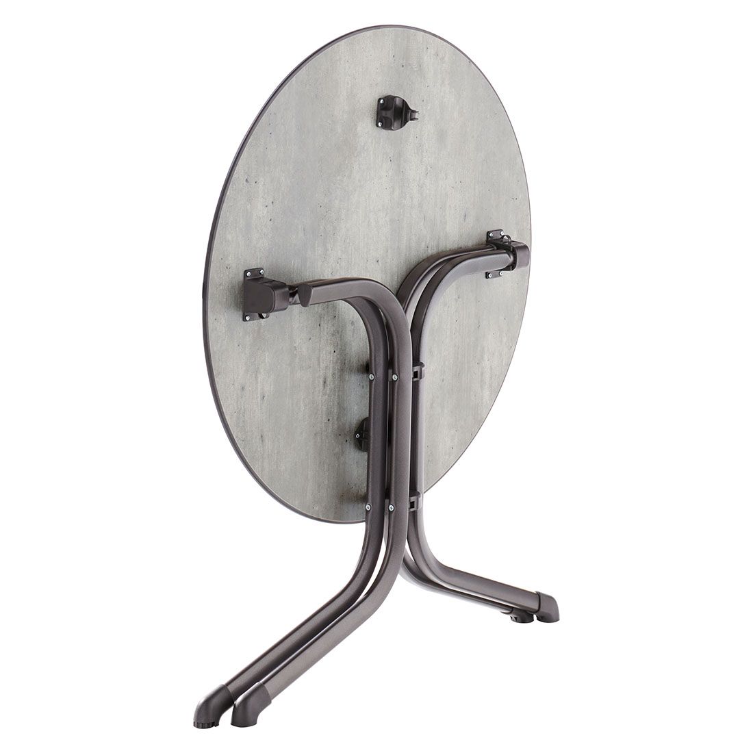 Sieger Boulevard Klapptisch Ø85cm Stahl/Polytec