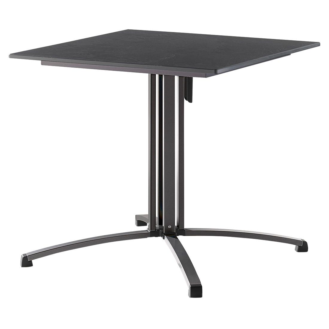 Sieger Gastro Klapptisch 80x80cm Stahl/Vivodur