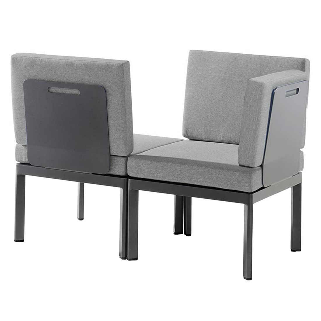 Sieger Lugo Gartensofa Aluminium/Sunproof