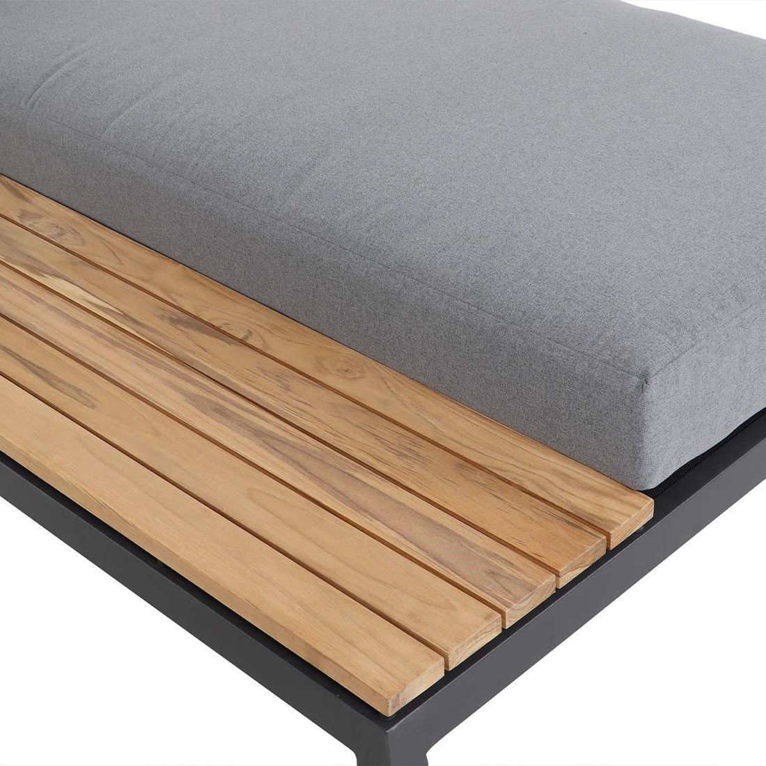 Siena Garden Alvida Loungeliege rechts Aluminium/Polyester