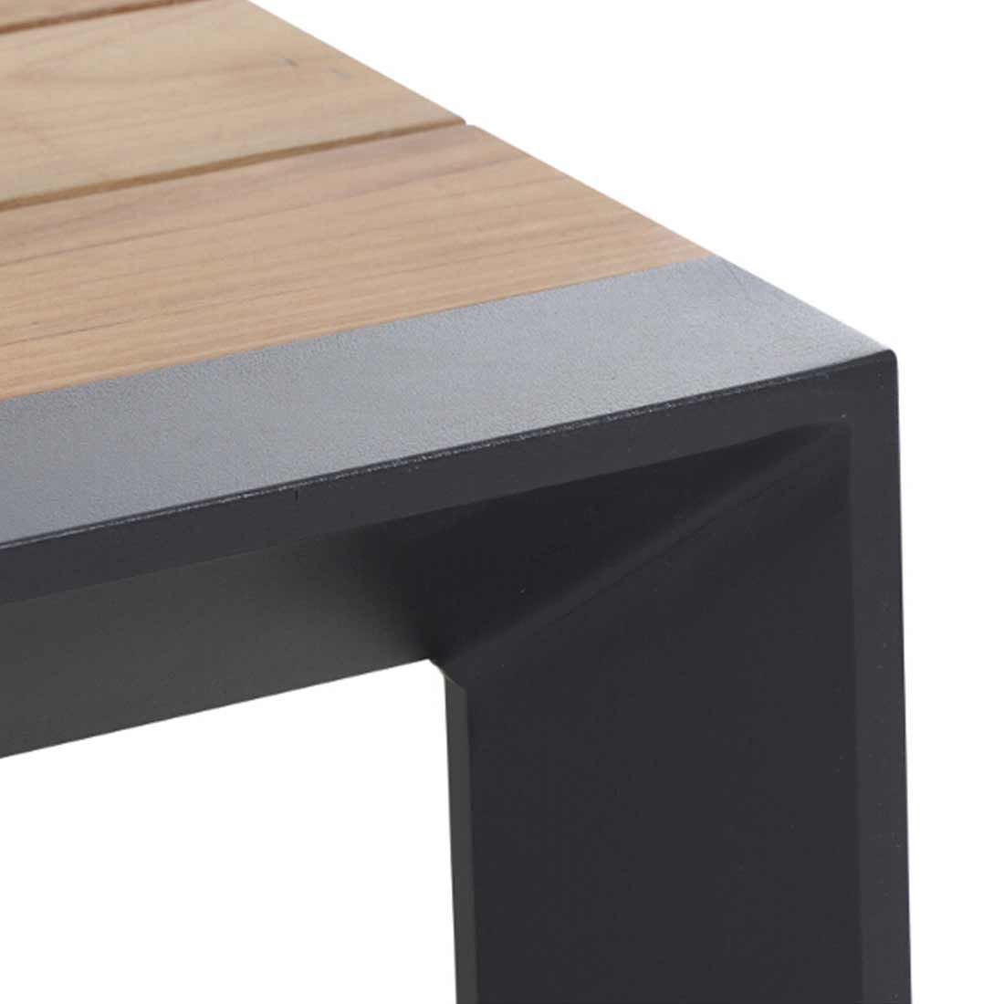 Siena Garden Londra Gartentisch 140x80cm Aluminium/Teak