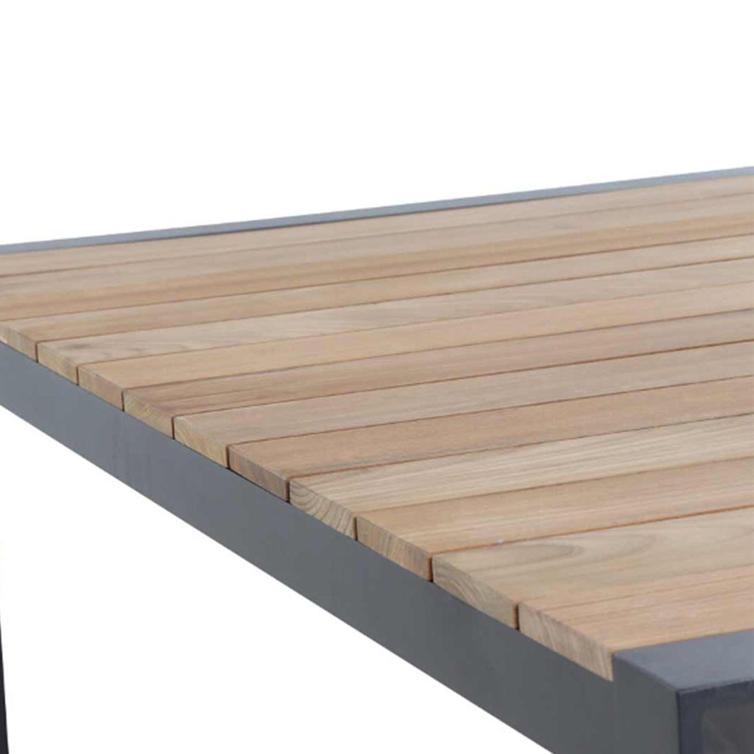 Siena Garden Londra Gartentisch 140x80cm Aluminium/Teak