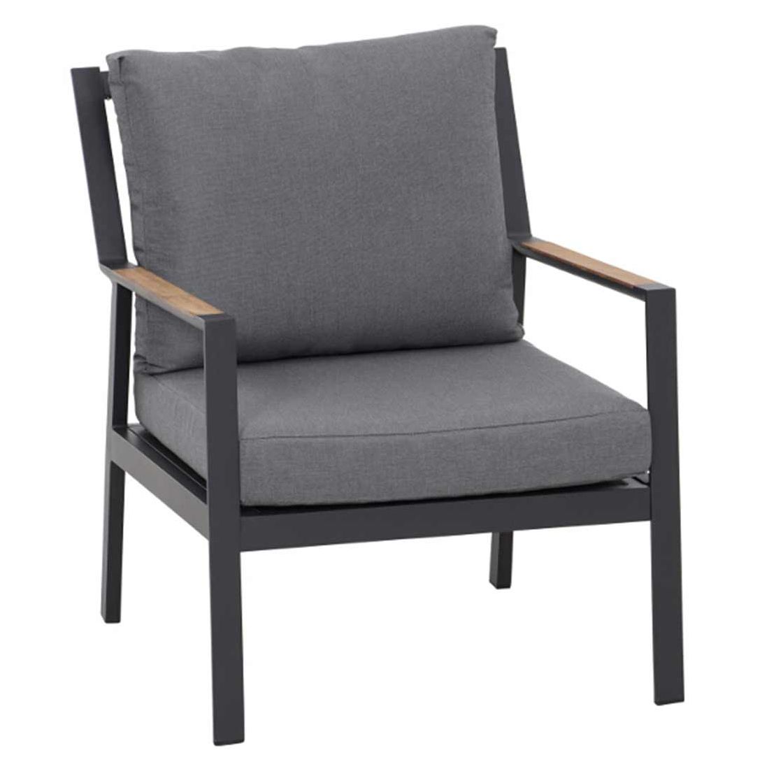 Siena Garden Londra Loungesessel Aluminium/Ranotex