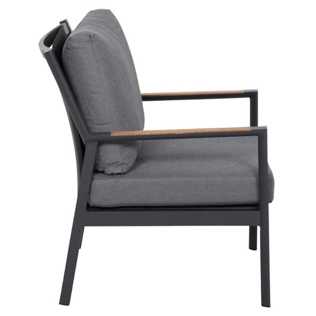 Siena Garden Londra Loungesessel Aluminium/Ranotex