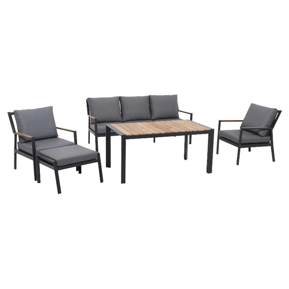 Siena Garden Londra Loungesessel Aluminium/Ranotex