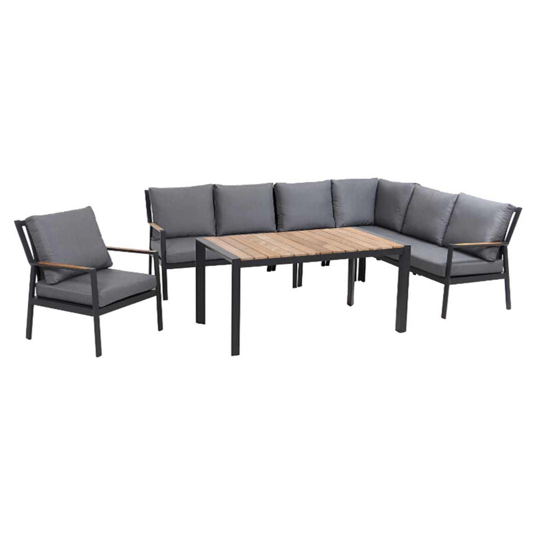 Siena Garden Londra Loungesessel Aluminium/Ranotex