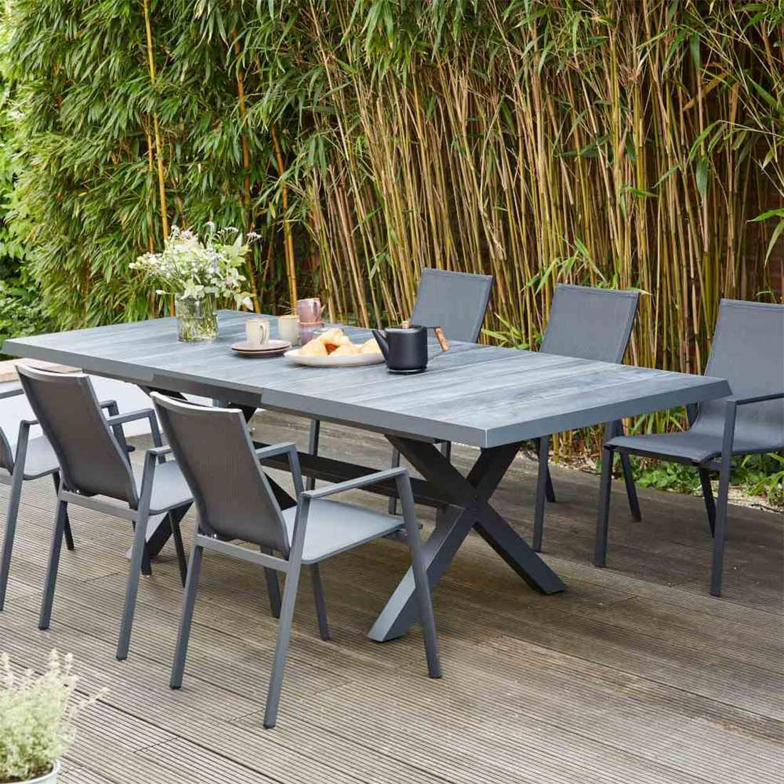 Siena Garden Reno Stapelsessel Aluminium/Ranotex®-Gewebe