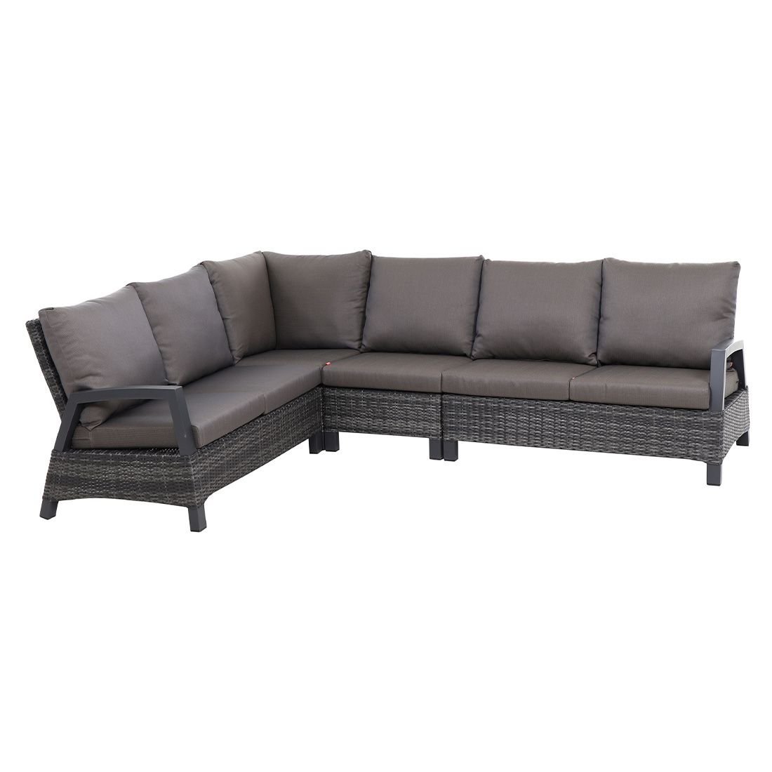 Siena Garden Taranto Dininglounge 5-tlg. Aluminium/Gardino®-Geflecht