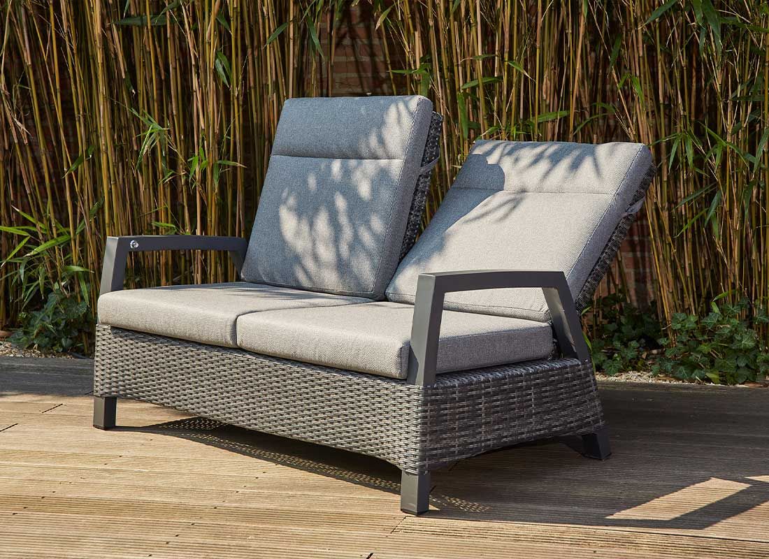 Siena Garden Taranto Loungeset 4-tlg. Aluminium/Gardino®-Geflecht