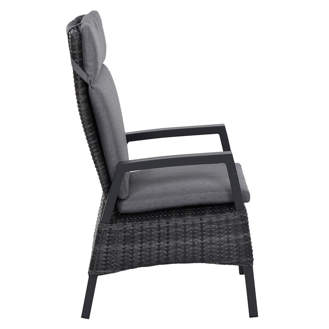 Siena Garden Taranto Verstellsessel Aluminium/Gardino®-Geflecht