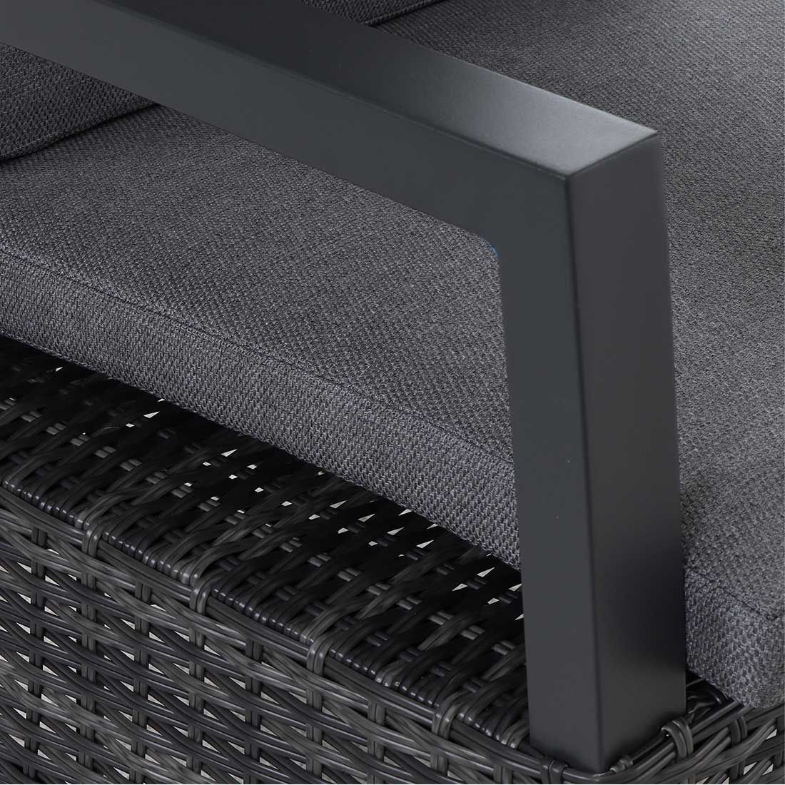 Siena Garden Taranto Verstellsessel Aluminium/Gardino®-Geflecht