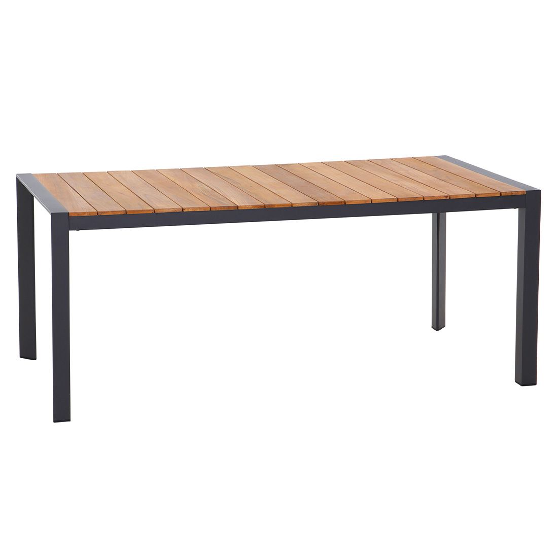 Siena Garden Zurigo Gartentisch 180x90cm Aluminium/Teak