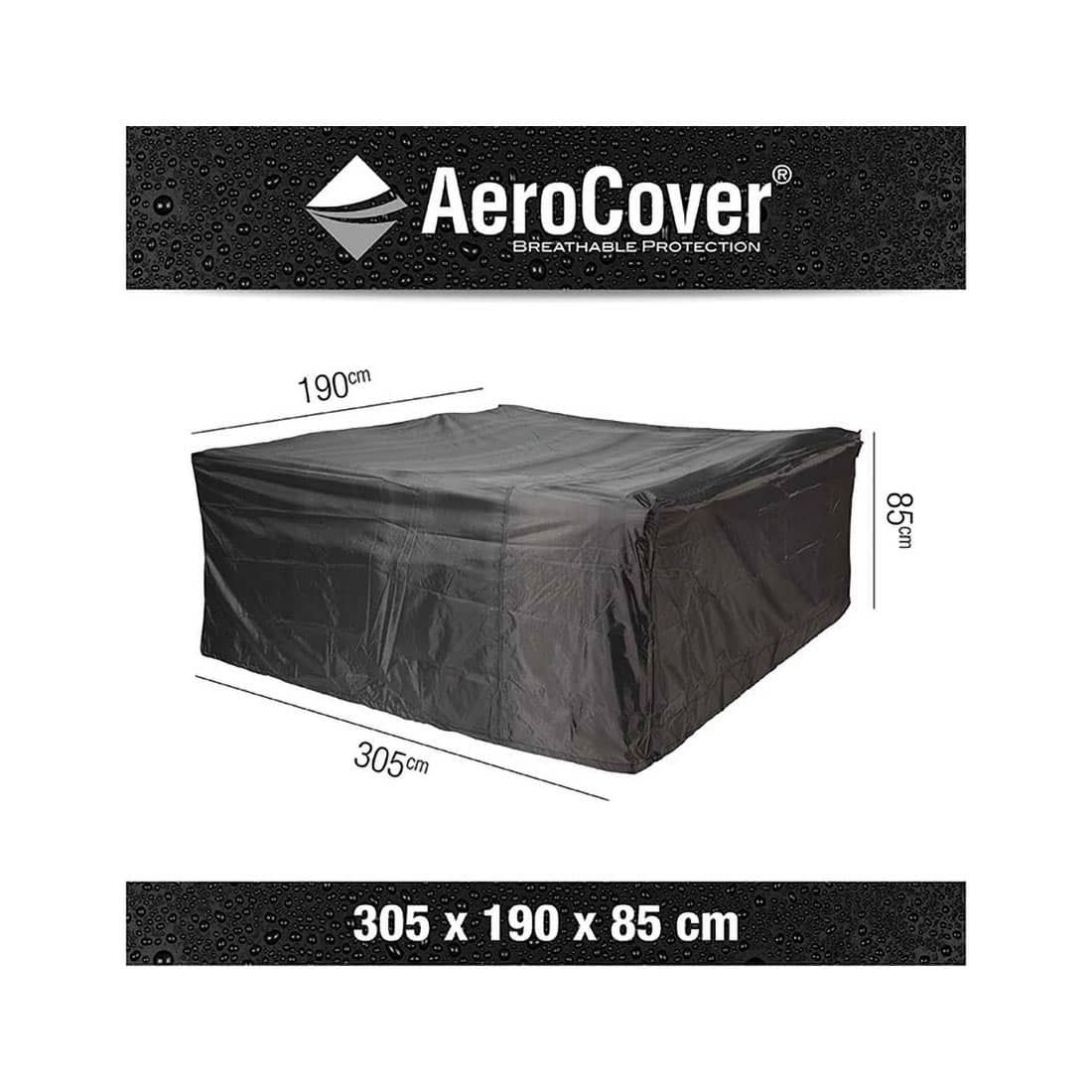 AeroCover Schutzhülle für Sitzgruppe 305x190x85cm Polyester
