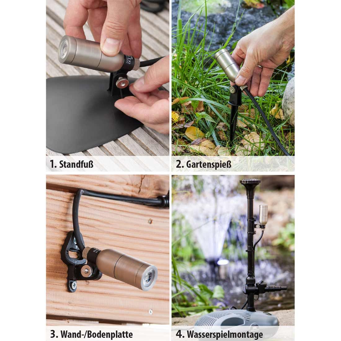 OUTLIV. Smart Light Spot Metall
