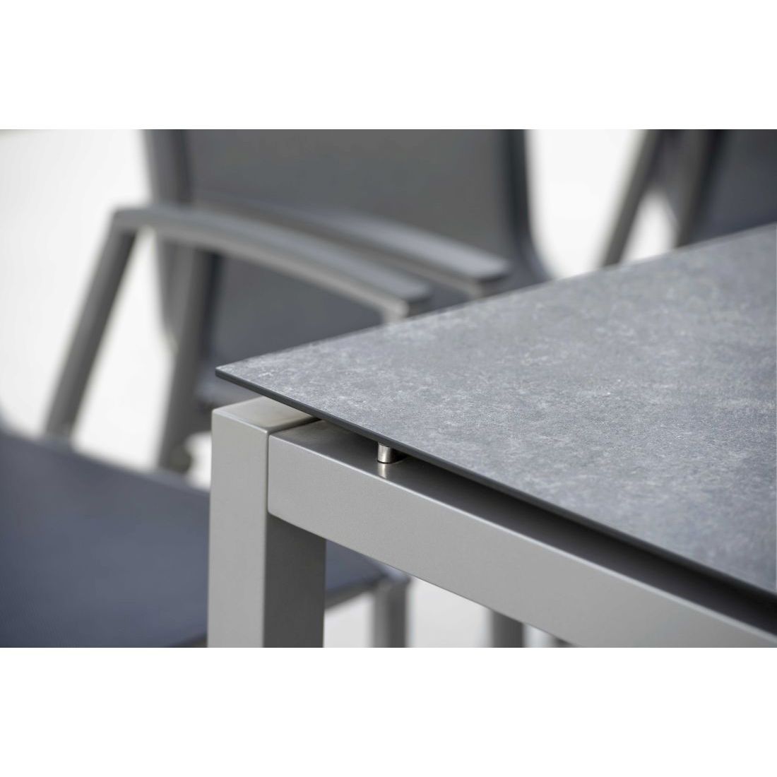 Stern Tischgestell 200x100 cm Aluminium