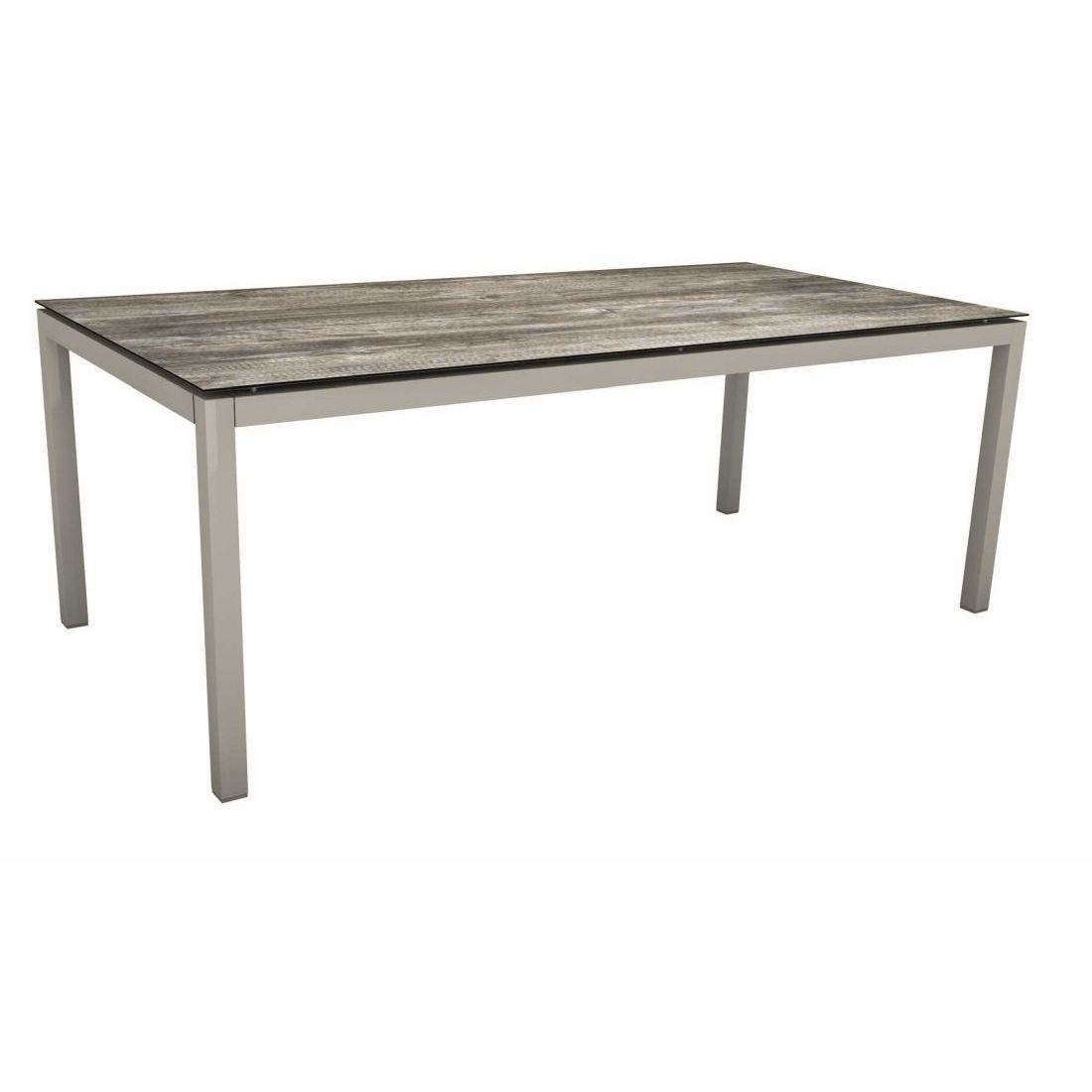 Stern Tischgestell 200x100 cm Aluminium