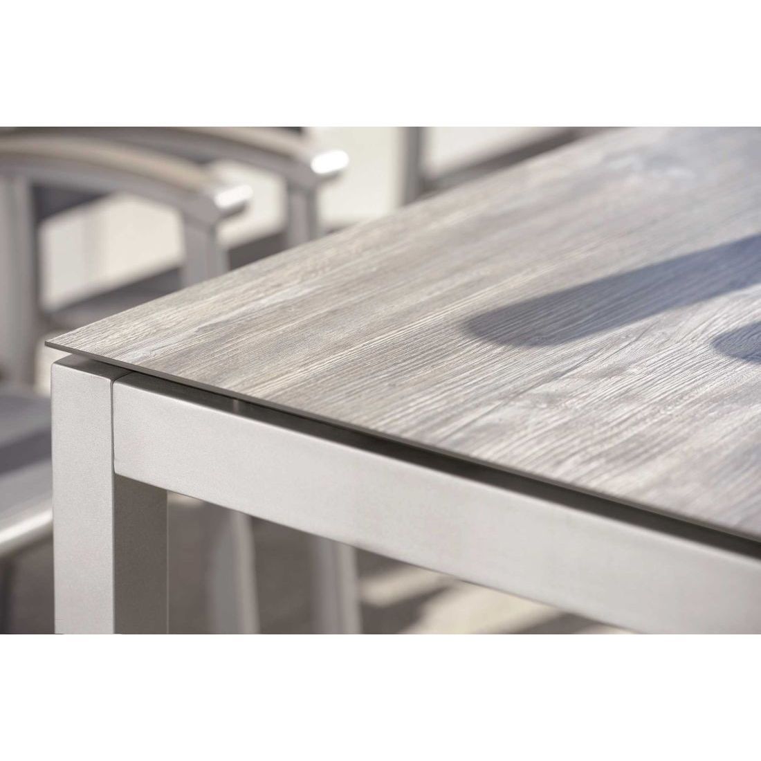Stern Tischgestell 200x100 cm Aluminium