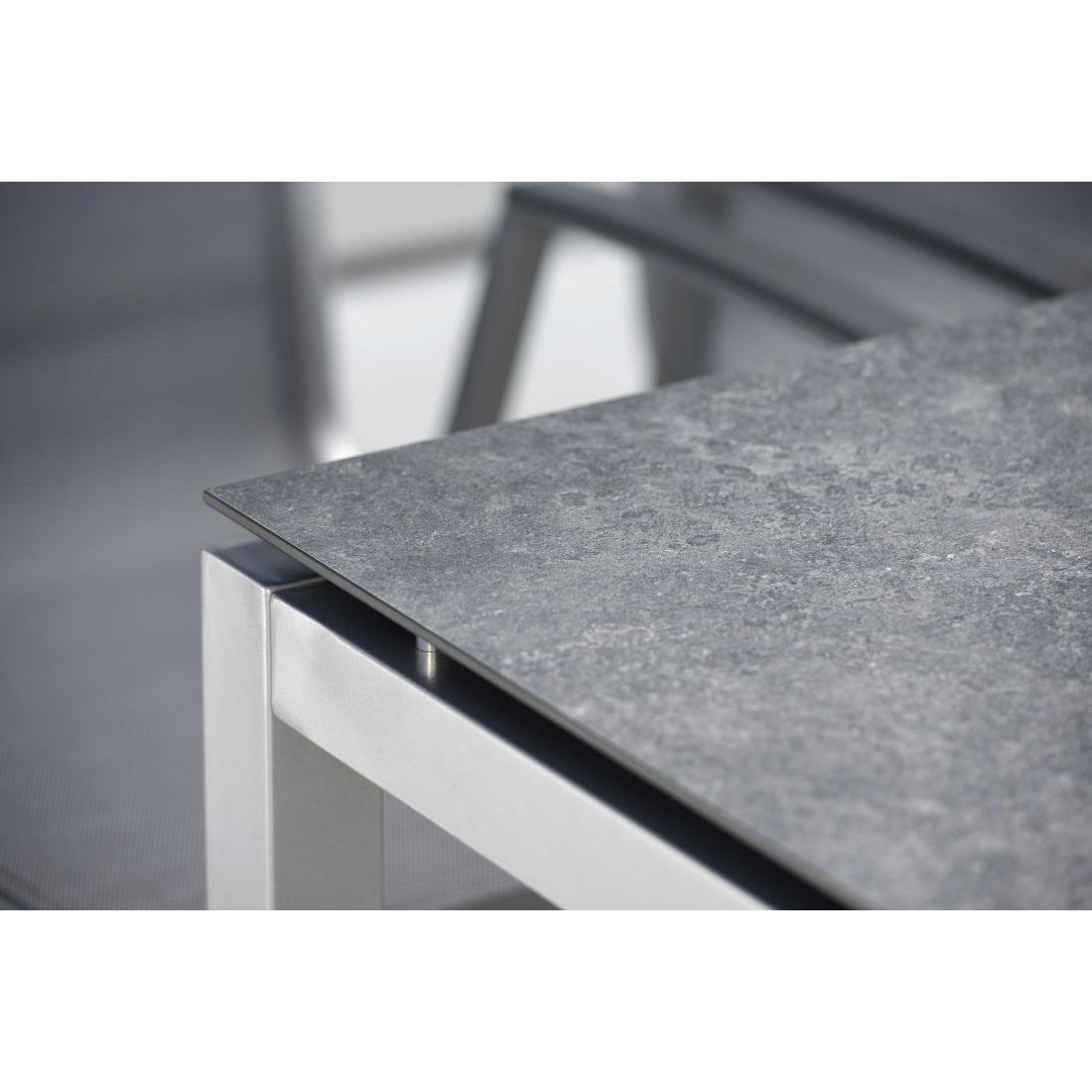 Stern Tischgestell 200x100 cm Aluminium