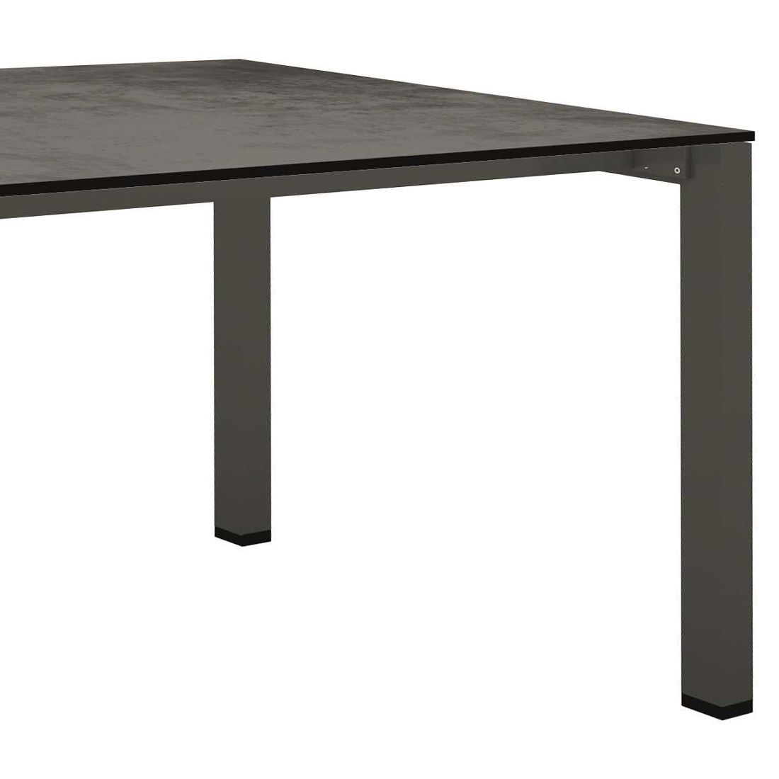 Stern Ausziehtisch 160/210x90 cm Aluminium/Silverstar