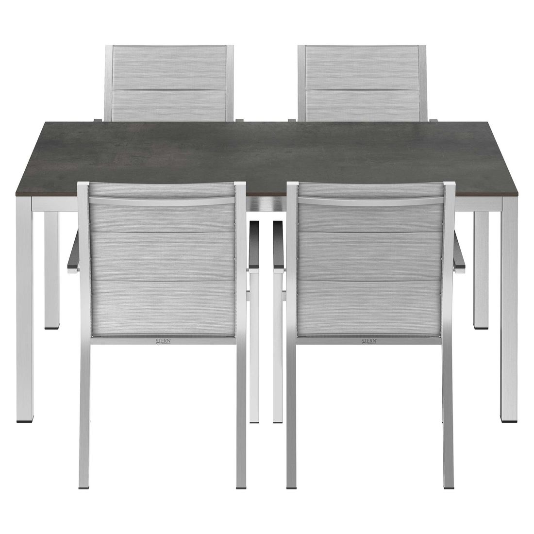 Stern Cardiff Gartenmöbelset 5-tlg. mit Tisch 160x90cm