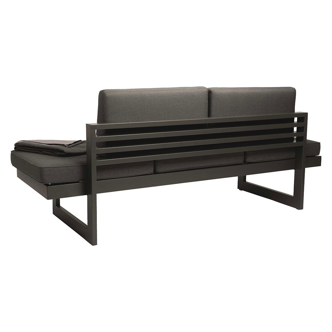 Stern New Holly Diningbank/Liege Aluminium/Outdoorstoff