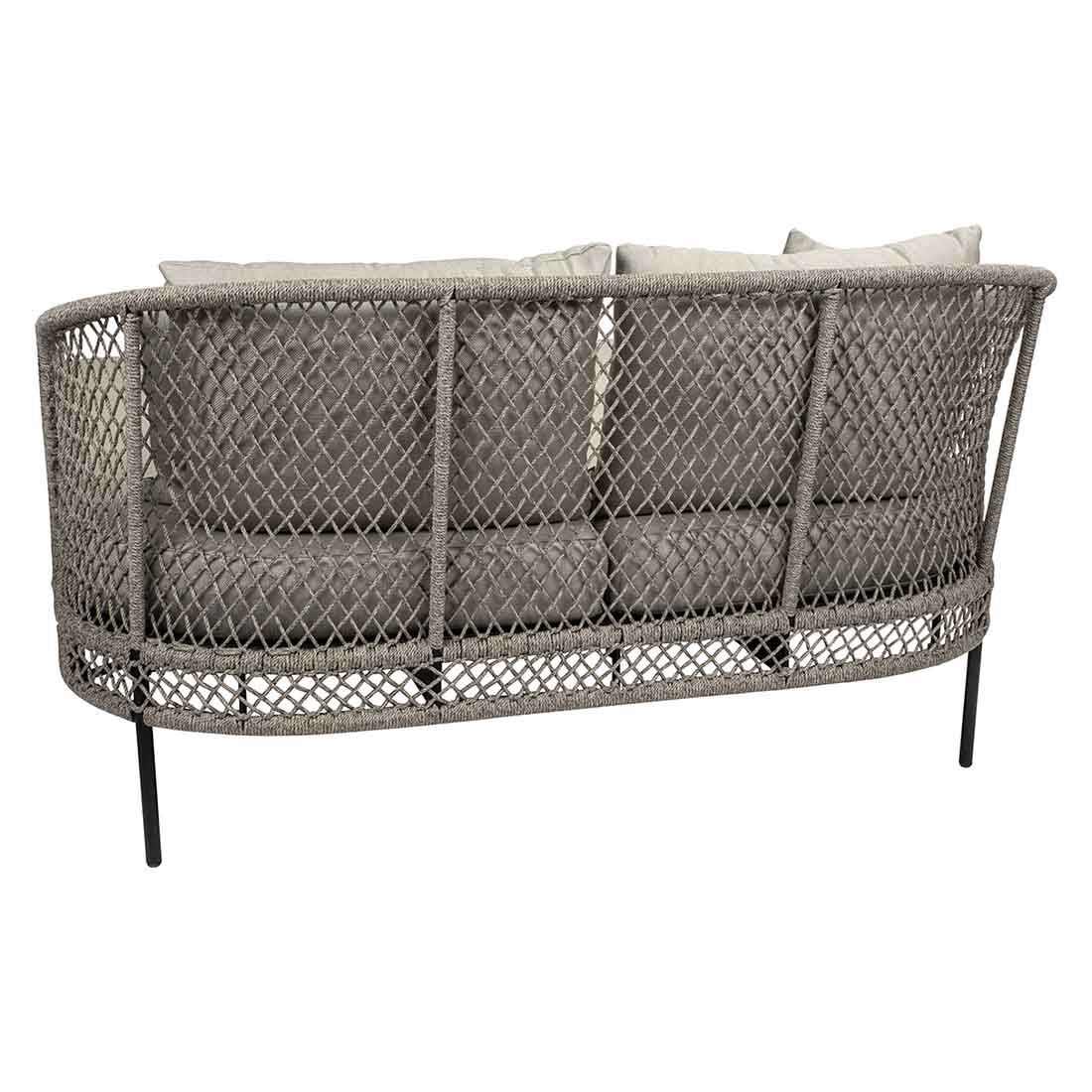 Stern Odea Doppelliege Aluminium/Rope/Outdoorstoff