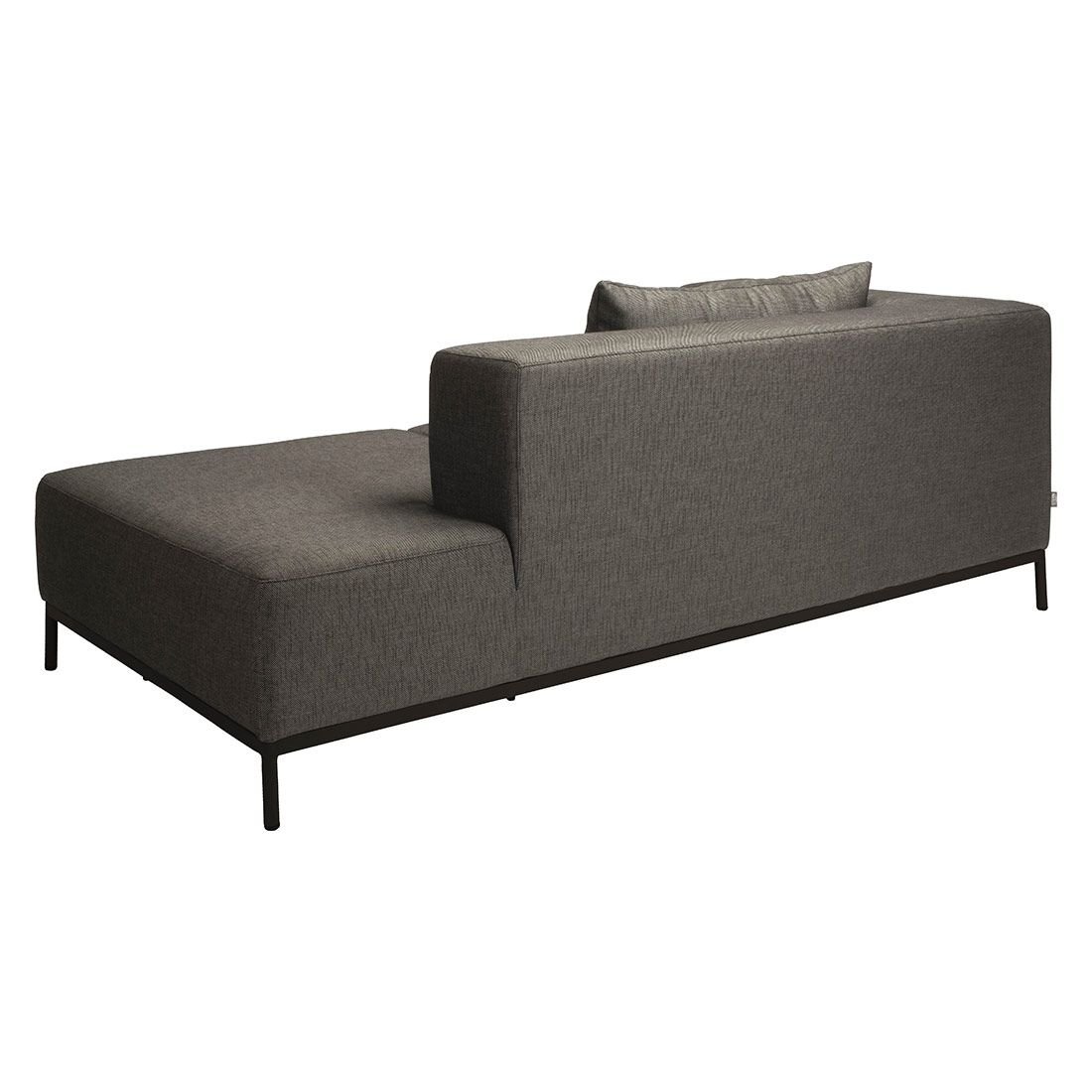 Stern Taavi Recamiere rechts Aluminium/Outdoorstoff