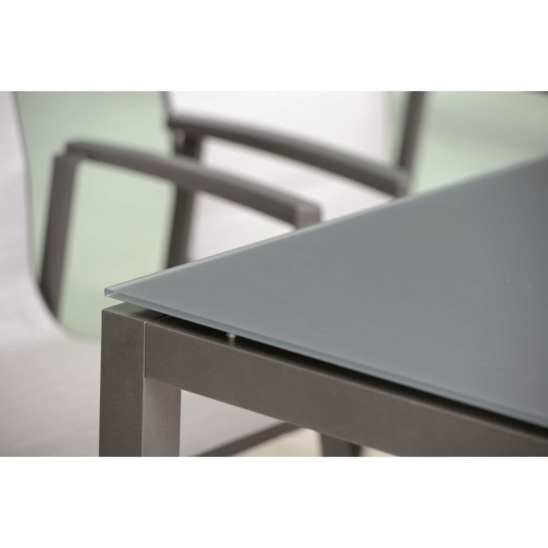 Stern Tischgestell 250x100cm Aluminium