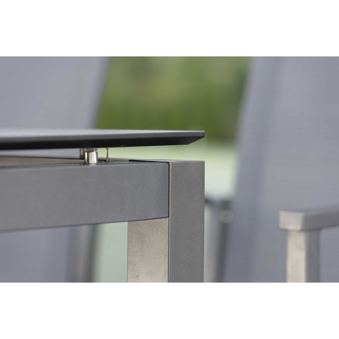 Stern Tischgestell 250x100cm Aluminium