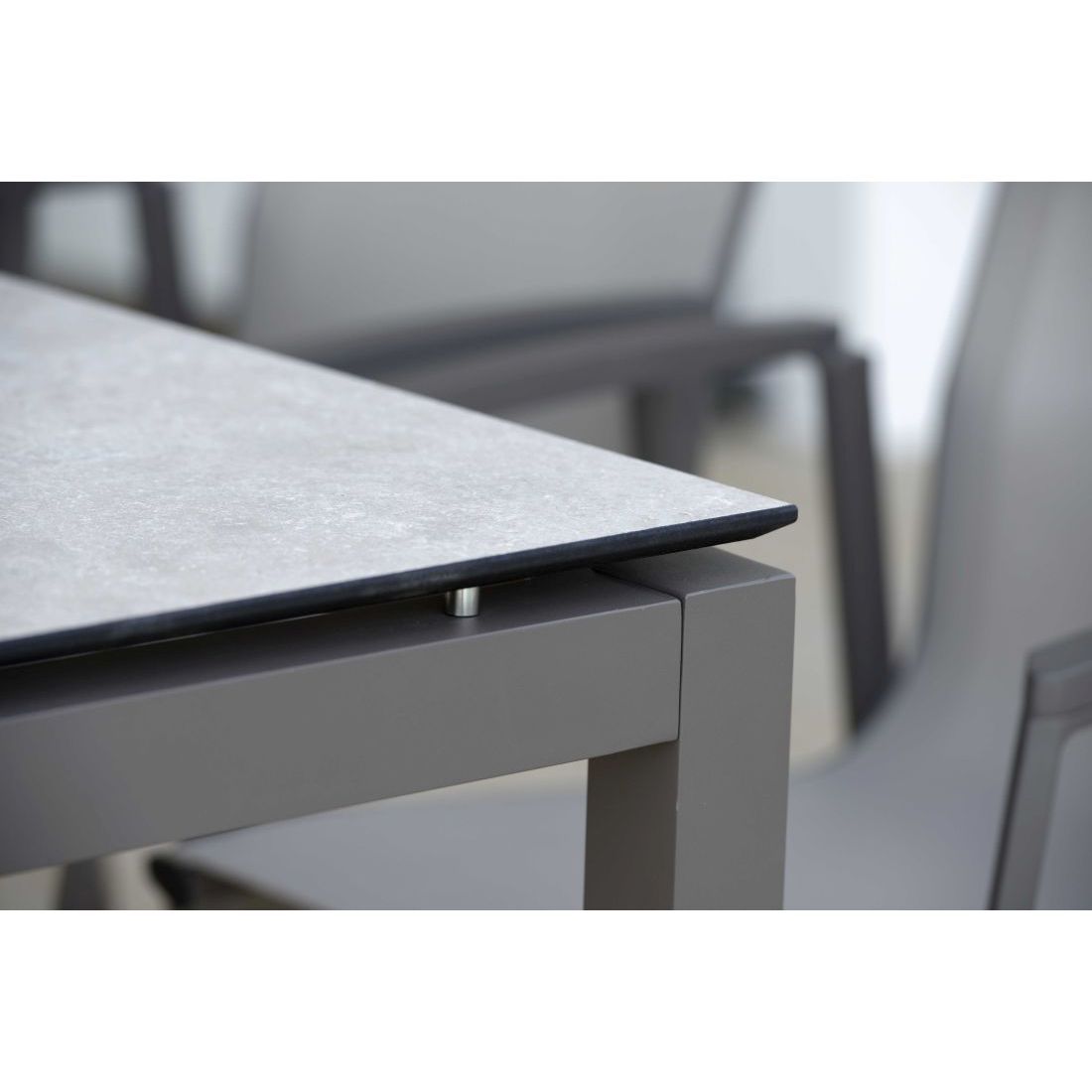 Stern Tischgestell 250x100cm Aluminium