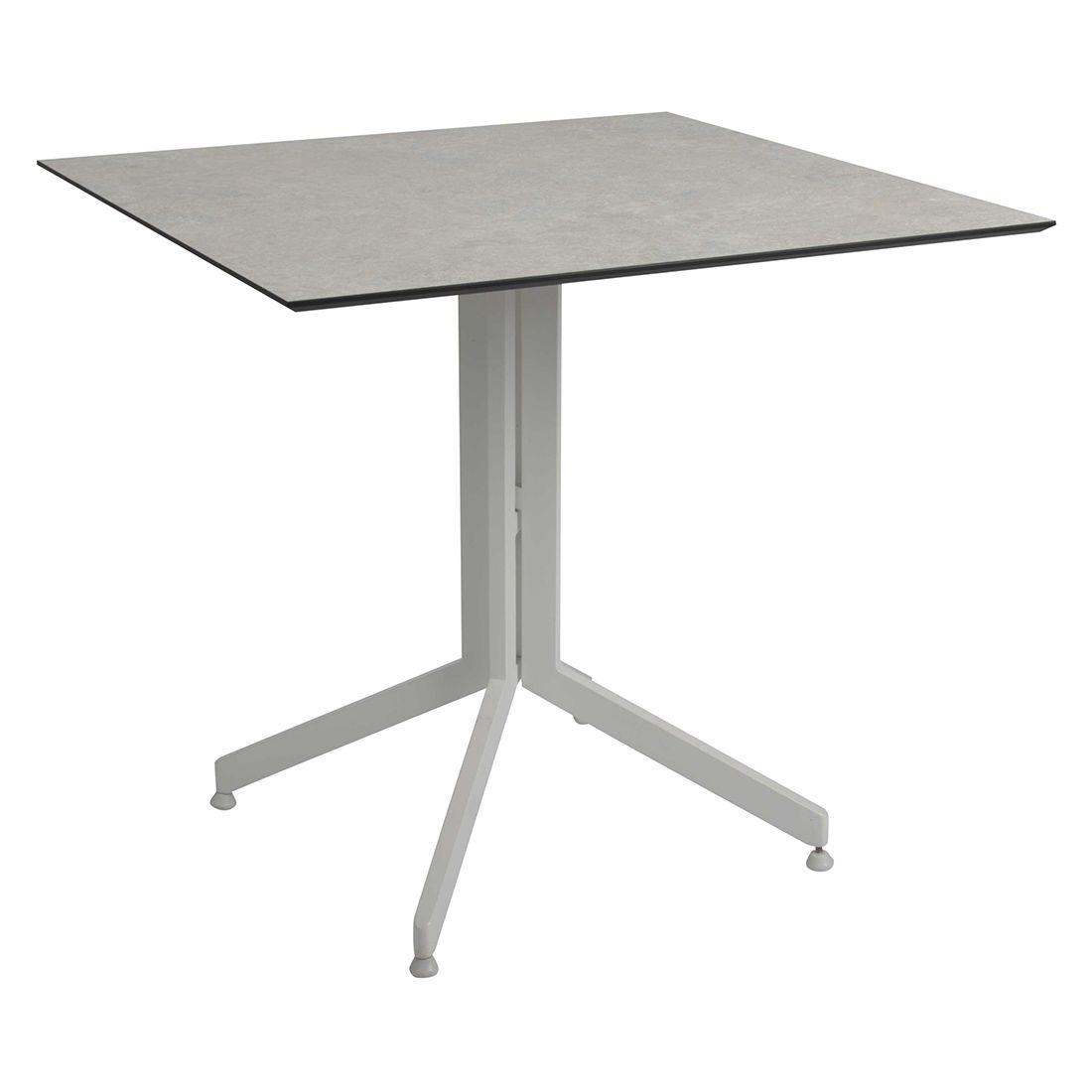 Stern Tischgestell für 80x80cm Tischplatte Aluminium