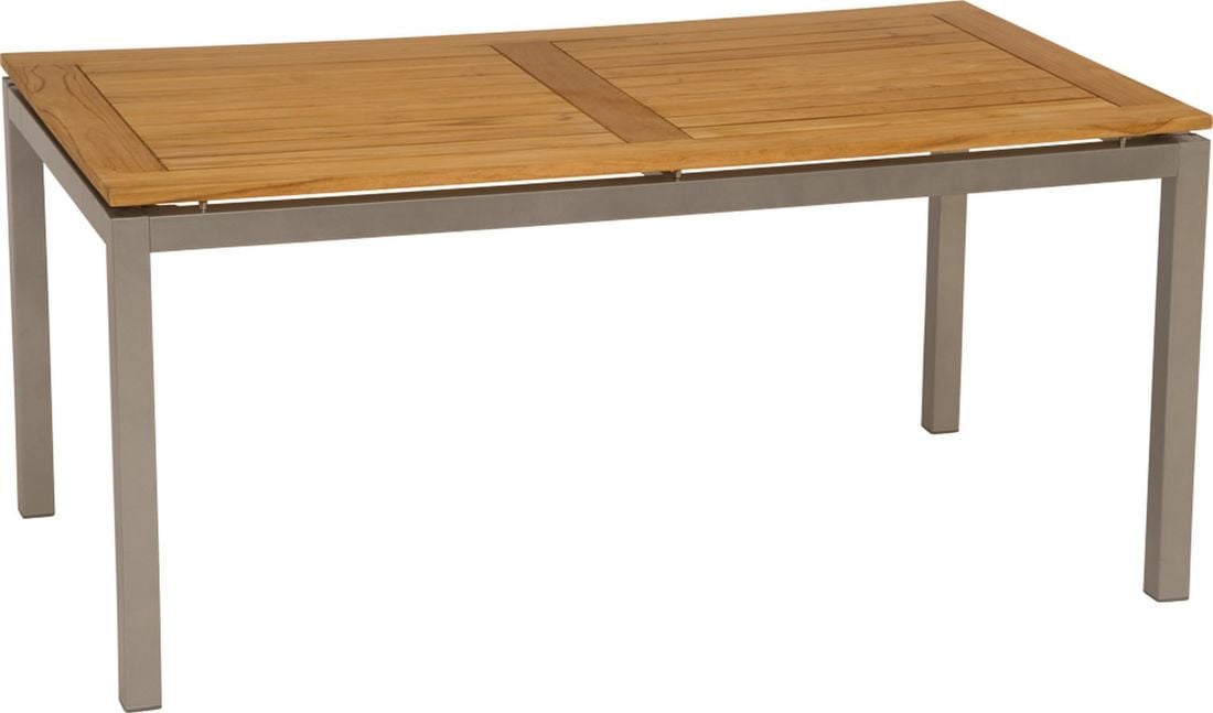 Stern Gartentisch-Platte 130x80cm Teak