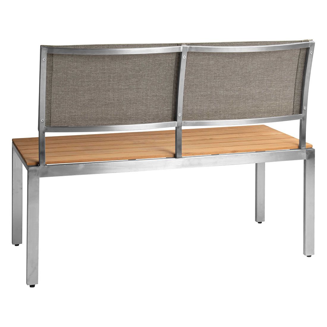 Stern Viona Gartenbank Edelstahl/Teak