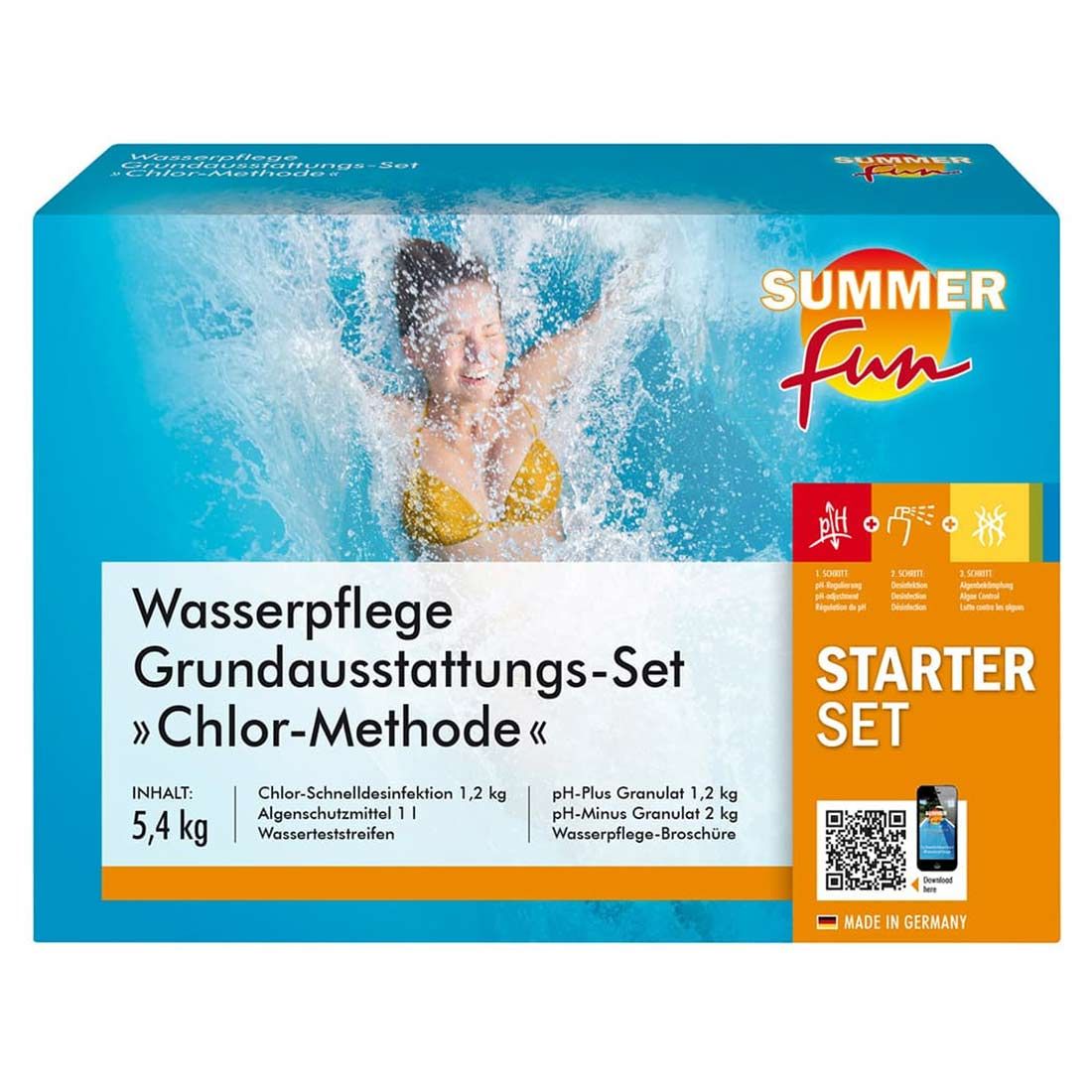 Summer Fun Wasserpflege Grundausstattungs-Set Chlor