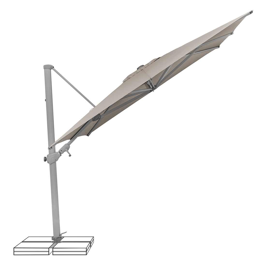 Suncomfort Varioflex Ampelschirm 300x300cm