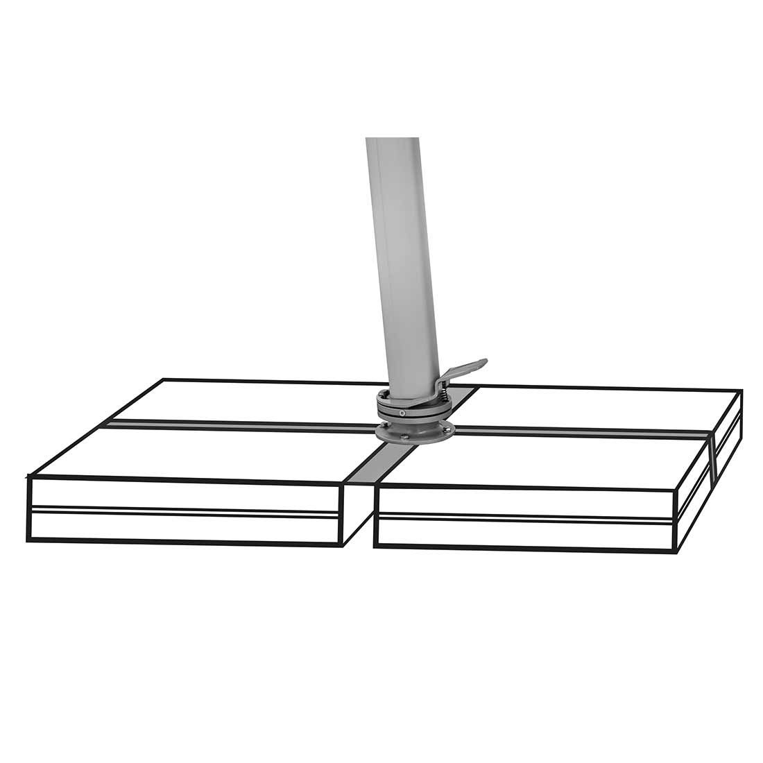 Suncomfort Varioflex Ampelschirm 300x300cm