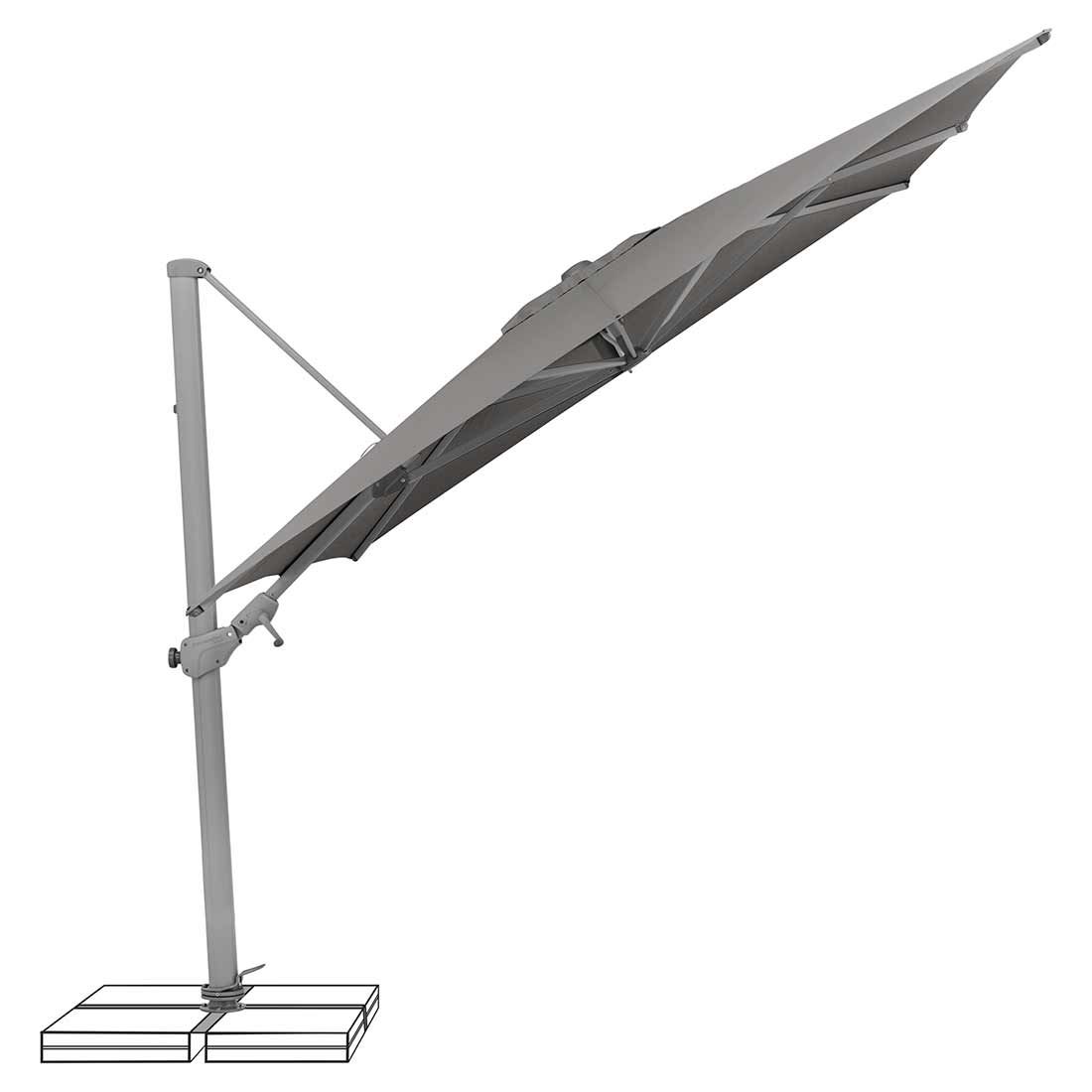 Suncomfort Varioflex Ampelschirm 300x300cm