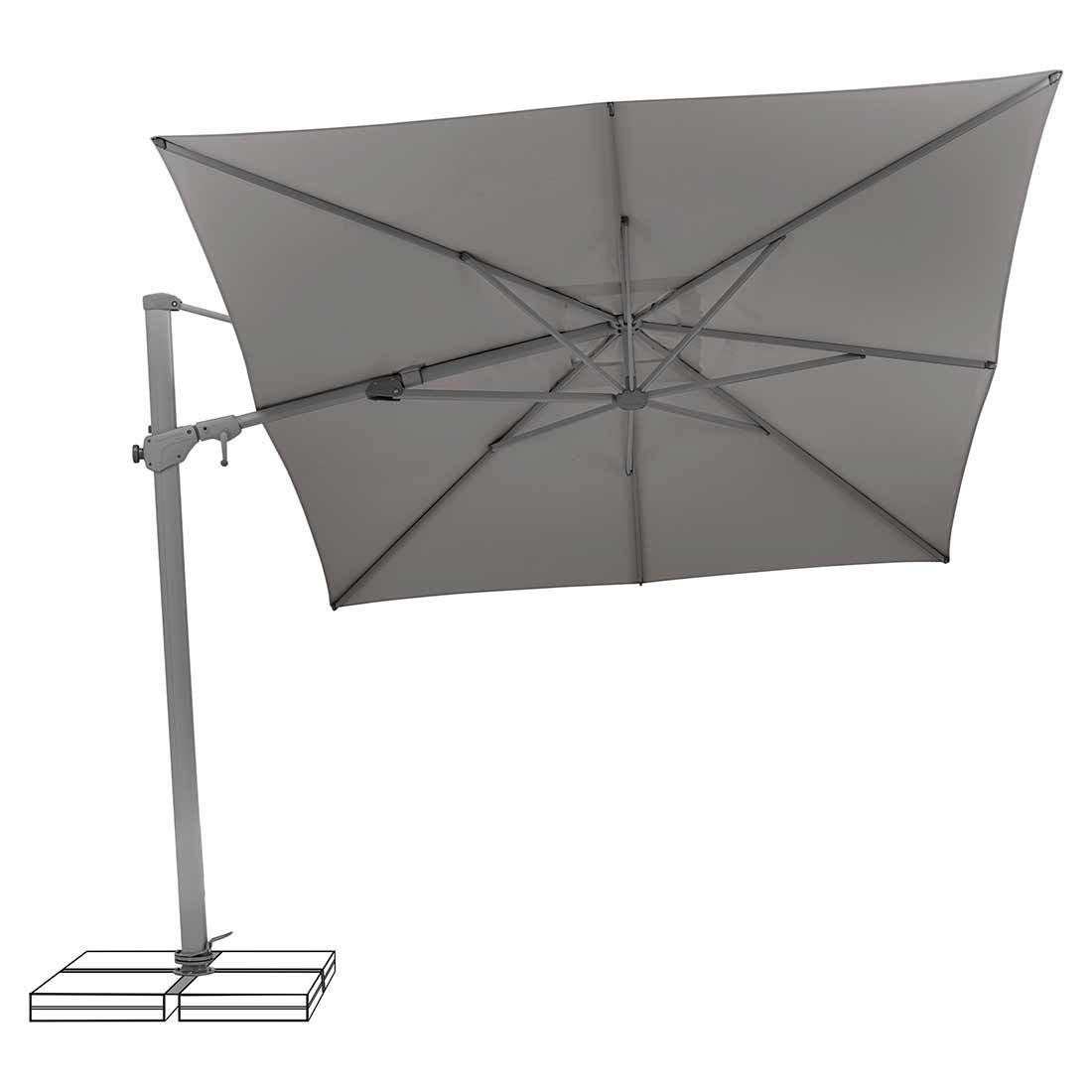 Suncomfort Varioflex Ampelschirm 300x300cm