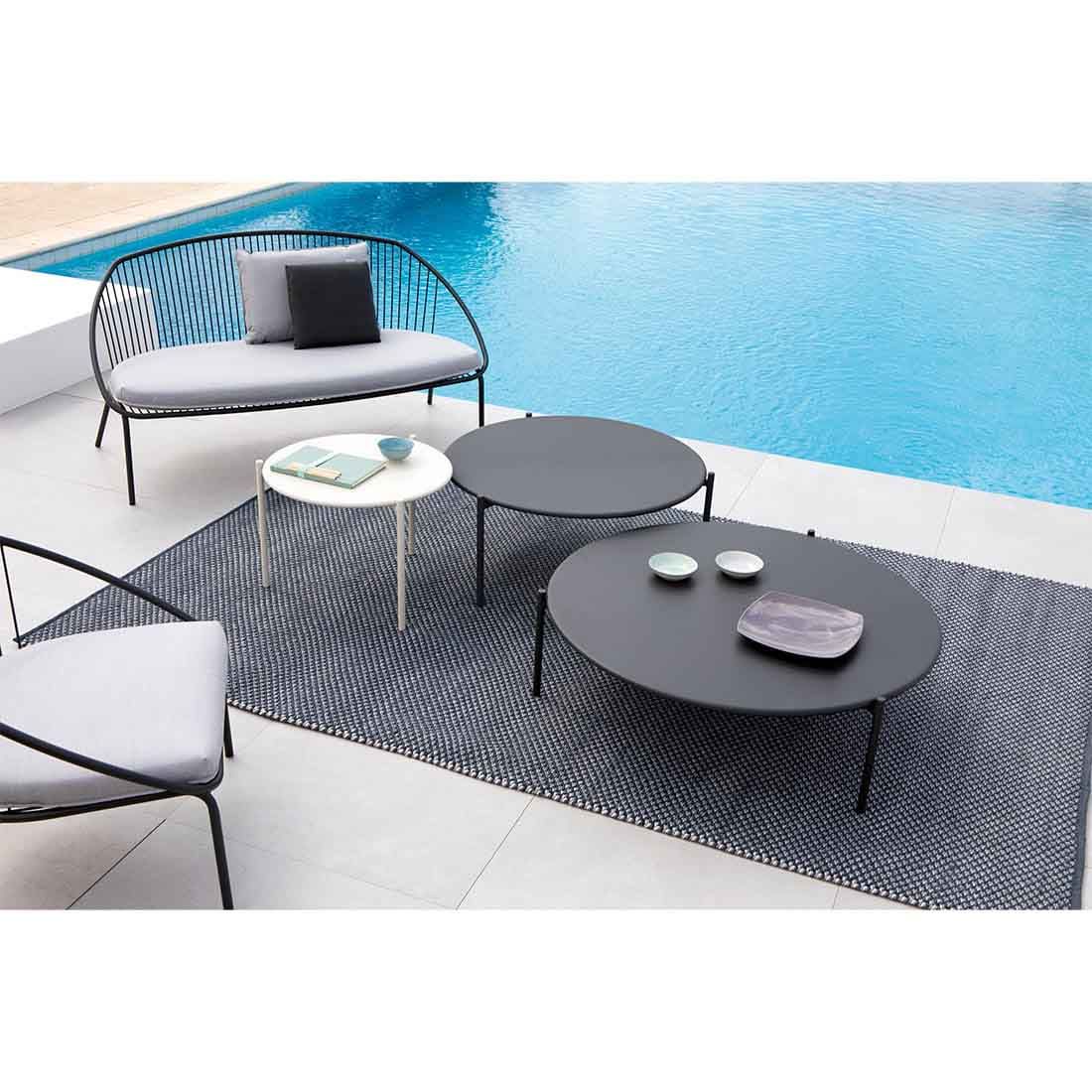 Vermobil Aria Kaffeetisch Ø110cm Stahl