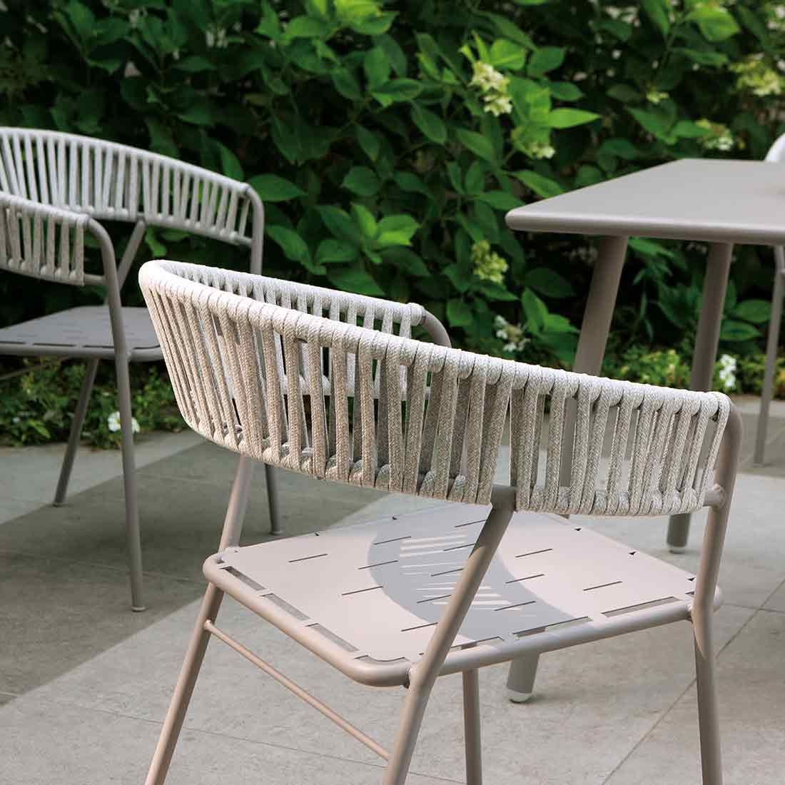 Vermobil Key West Gartenmöbelset 5-tlg. mit Tisch 90x90cm