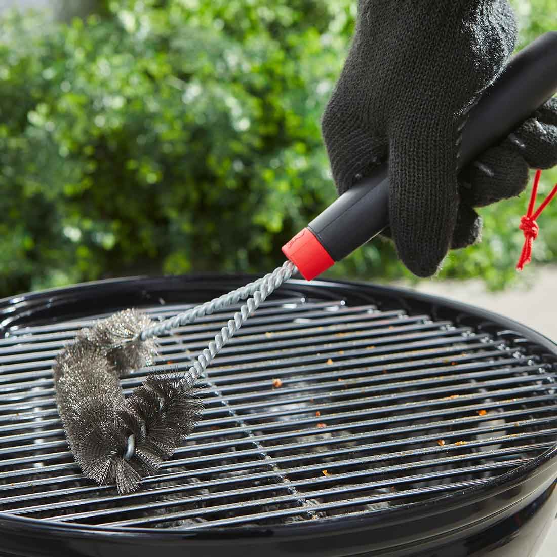 Weber Grillbürste dreiseitig 30cm Edelstahl/Kunststoff