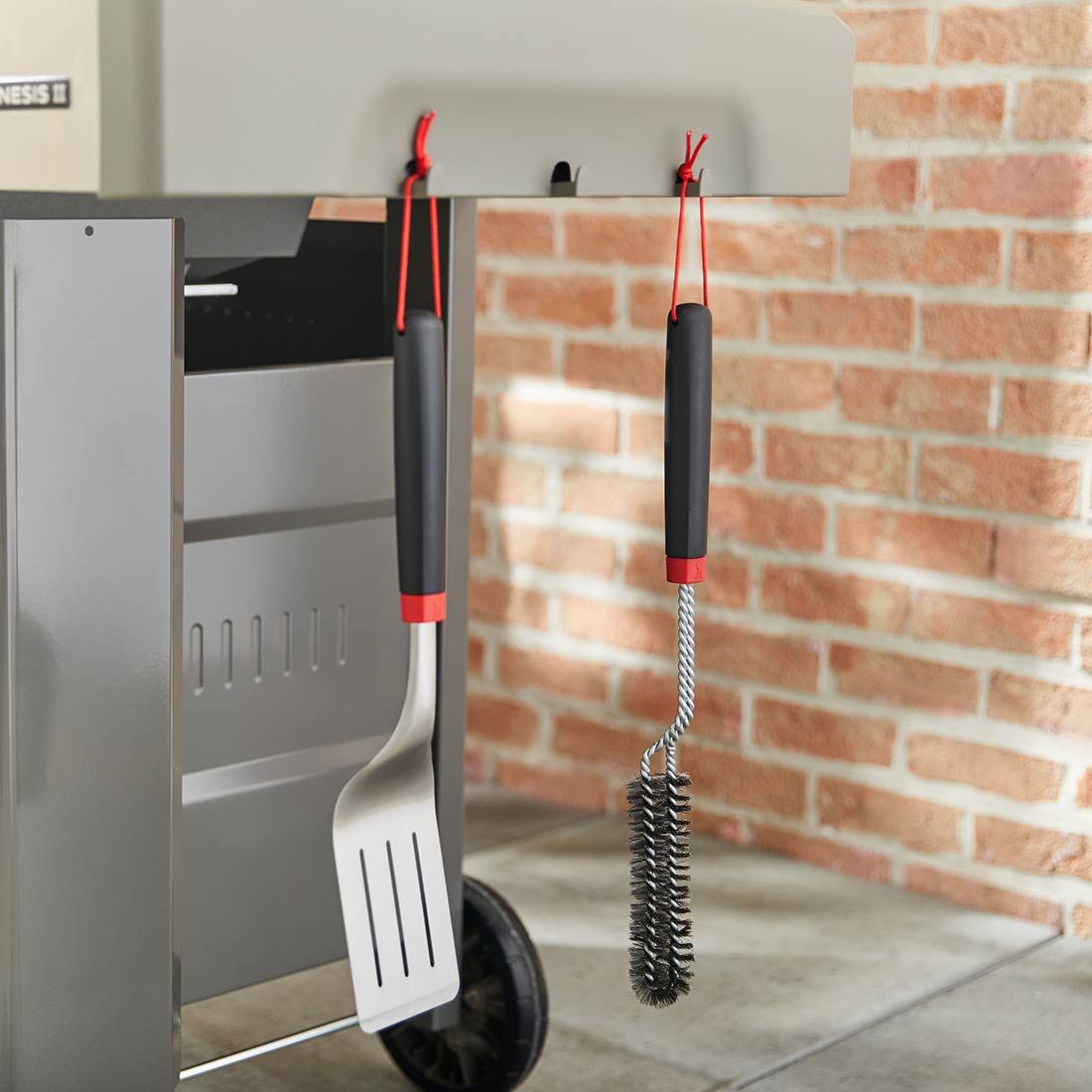 Weber Grillbürste schmal Edelstahl/Kunststoff