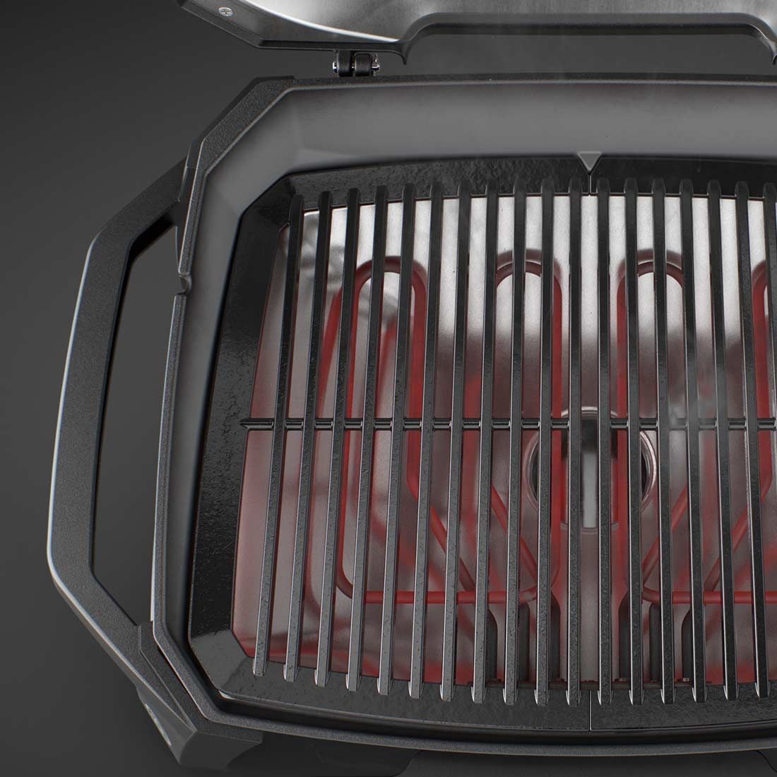 Weber Elektrogrill Pulse 2000 mit Rollwagen